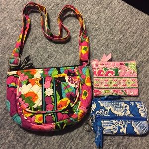 Vera Bradley Purse, 2 Wallets